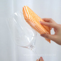 Polyester multicolor cleaning foam mesh kitchen scrub sponge